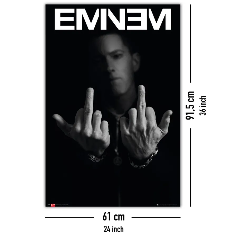 Eminem Poster Finger MMLP2
