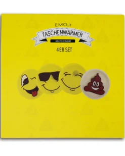 Emoji Taschenwärmer 4er Set