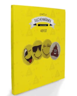 Emoji Taschenwärmer 4er Set