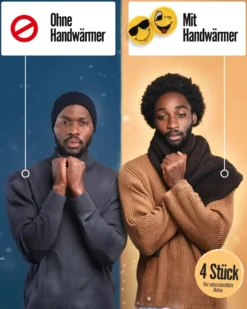 Emoji Taschenwärmer 4er Set