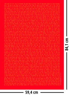 Erziehungssprüche Poster auf hebräisch