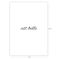 Est belle Kunstdruck Din A4