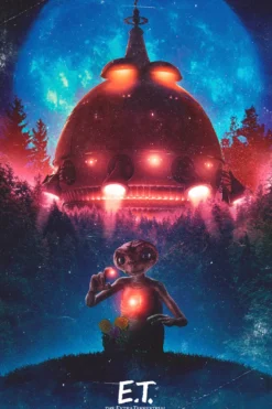 E.T. Poster Der Außerirdische Spaceship