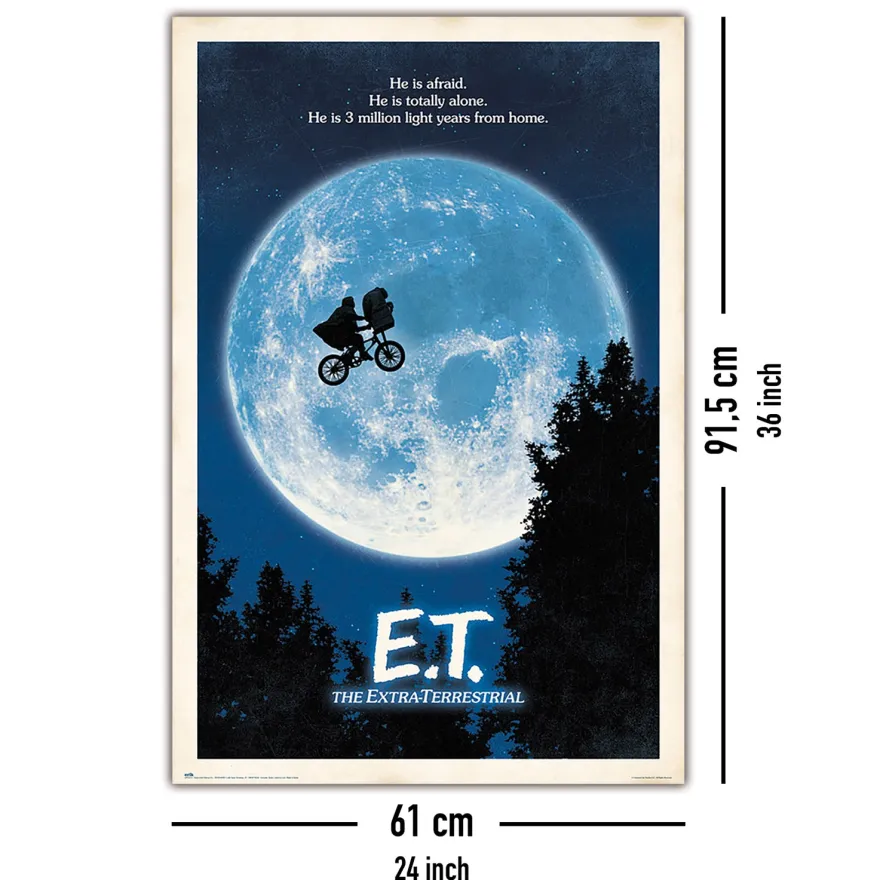 E.T. Poster Der Außerirdische The Extra-Terrestrial (US)