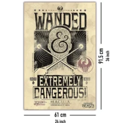 Fantastic Beasts Poster Wanded & Extremely Dangerous