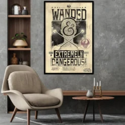 Fantastic Beasts Poster Wanded & Extremely Dangerous
