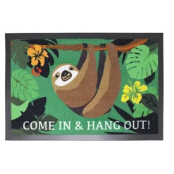 Faultier Fußmatte Come in and Hang out
