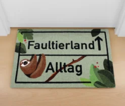 Faultierland Fußmatte 40 x 60 cm