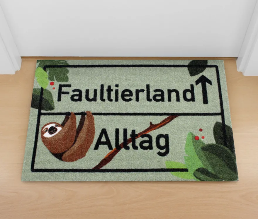 Faultierland Fußmatte 40 x 60 cm