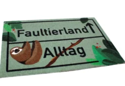 Faultierland Fußmatte 40 x 60 cm