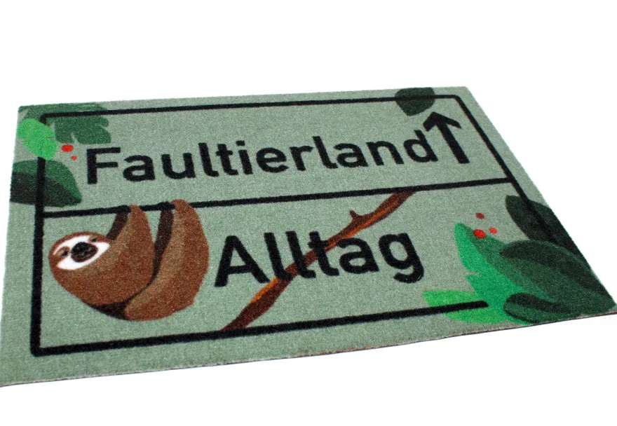 Faultierland Fußmatte 40 x 60 cm