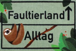 Faultierland Fußmatte 40 x 60 cm