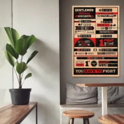 Fight Club Poster Rules