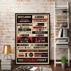 Fight Club Poster Rules