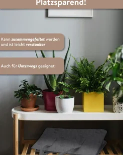 Filztasche Kaminholz Grau Tragetasche, Felt Bag Melange