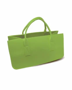 Filztasche Kaminholz Grün Tragetasche, Felt Bag