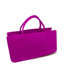 Filztasche Kaminholz Pink Tragetasche, Felt Bag