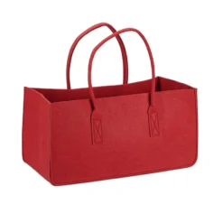 Filztasche Kaminholz Rot Tragetasche, Felt Bag