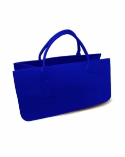 Filztasche Kaminholz Royalblau Tragetasche, Felt Bag
