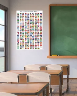 Flaggen der Welt Poster