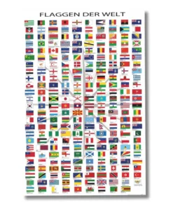 Flaggen der Welt Poster