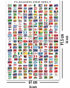 Flaggen der Welt Poster