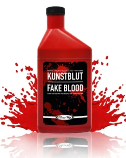 Flasche Kunstblut Theater-Blut Filmblut rot 473 ml, Halloween