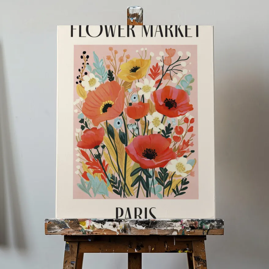 Flower Market Paris France