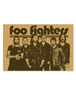 Foo Fighters Poster | 61x91,5 cm | Group | Sepia Vintage Design