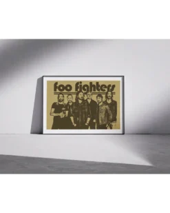 Foo Fighters Poster | 61x91,5 cm | Group | Sepia Vintage Design
