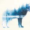 Forest Wolf Poster Madeleine