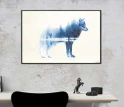 Forest Wolf Poster Madeleine