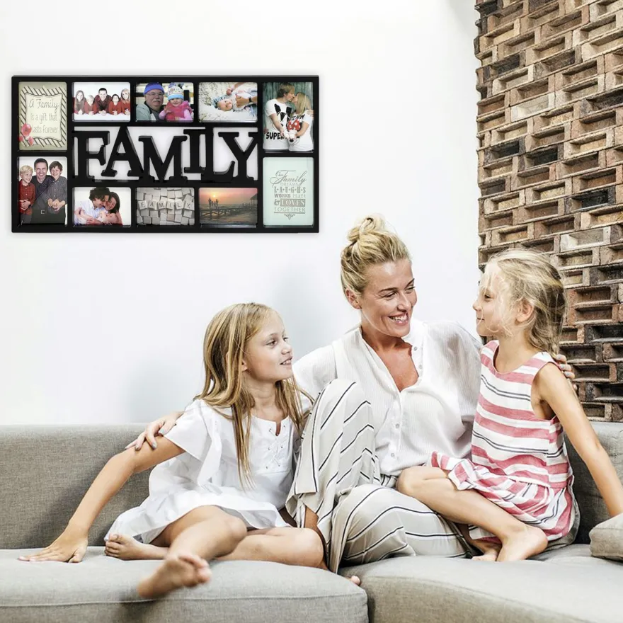 Fotorahmen Family XL schwarz