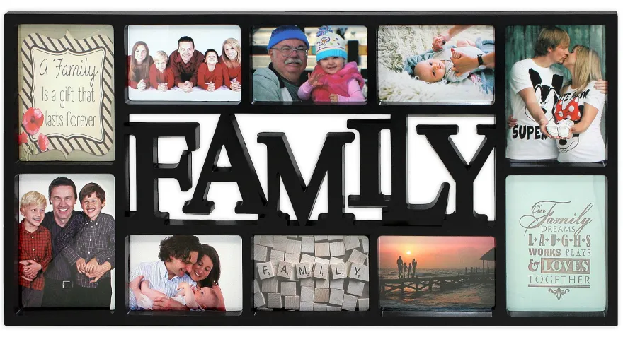Fotorahmen Family XL schwarz