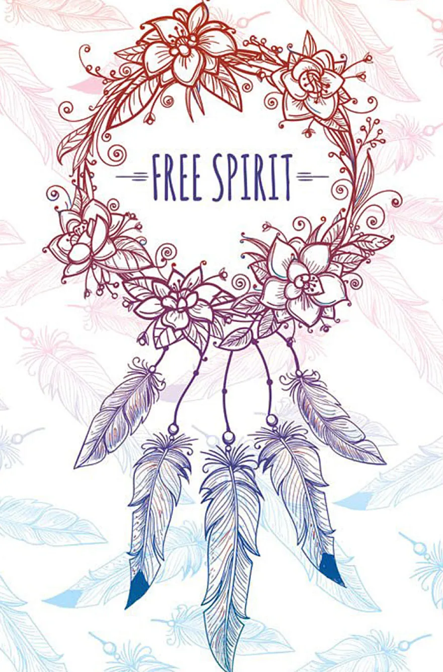 Free Spirit Poster Traumfänger
