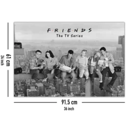Friends Poster Lunch On A Skyscraper