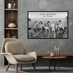 Friends Poster Lunch On A Skyscraper