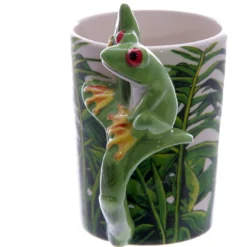 Frosch Motiv Tasse 3-D Figur