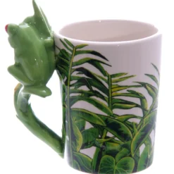 Frosch Motiv Tasse 3-D Figur