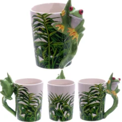 Frosch Motiv Tasse 3-D Figur