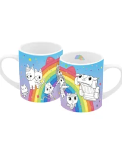Gabby's Dollhouse Ausmaltasse Celebrate Rainbows 250 ml