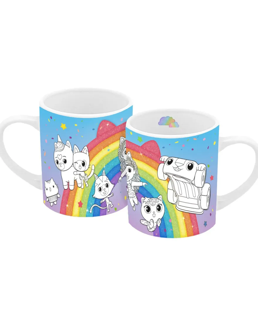 Gabby's Dollhouse Ausmaltasse Celebrate Rainbows 250 ml