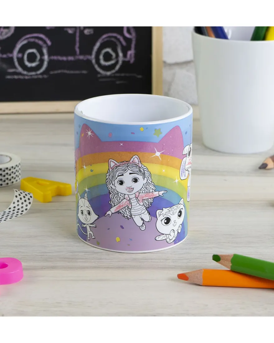 Gabby's Dollhouse Ausmaltasse Celebrate Rainbows 250 ml
