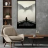 Game of Thrones Poster A Lion & A Dragon