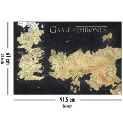 Game of Thrones Poster Die sieben Königslande