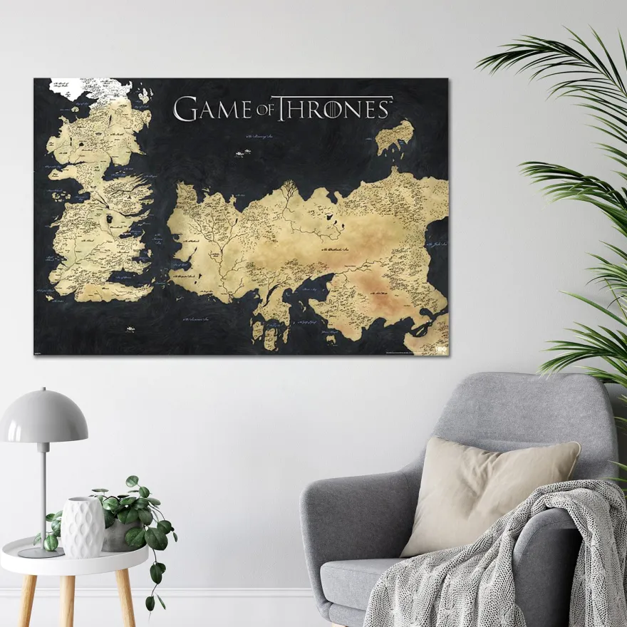 Game of Thrones Poster Die sieben Königslande