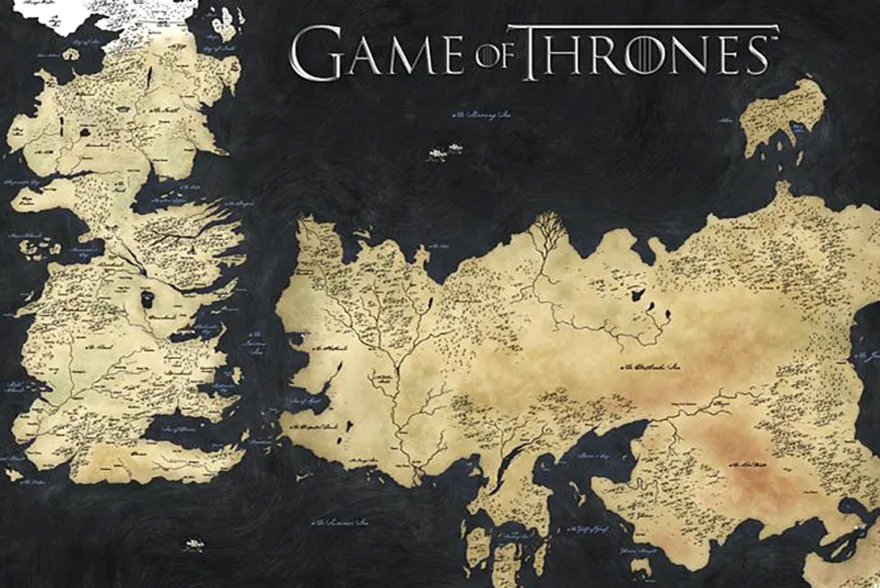 Game of Thrones Poster Die sieben Königslande