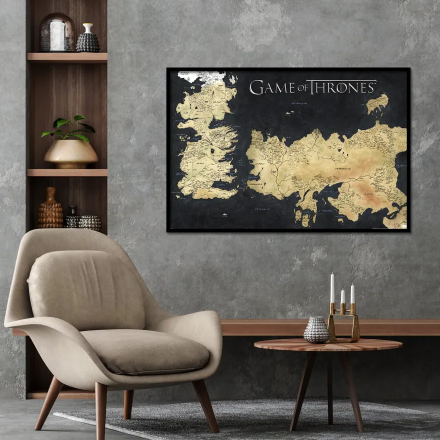 Game of Thrones Poster Die sieben Königslande
