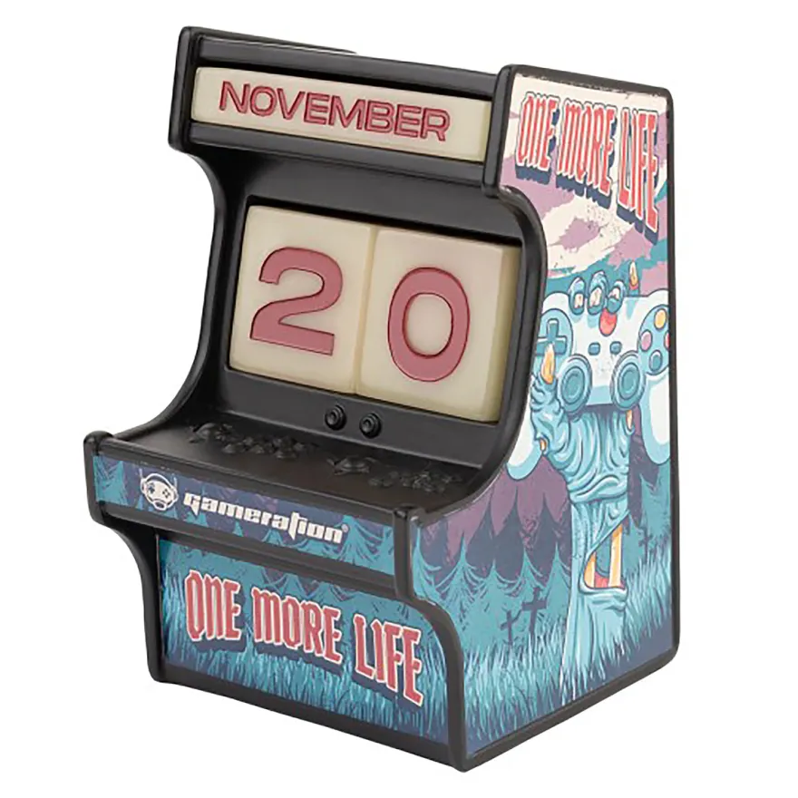 Gameration One more Life Ewiger 3D Kalender Arcade