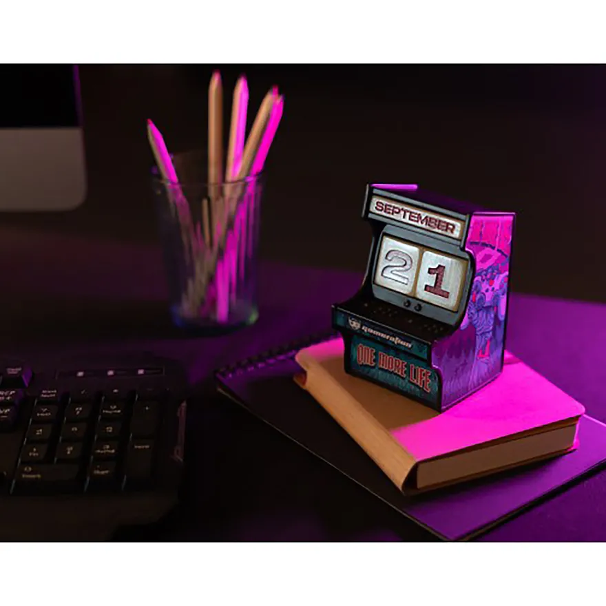 Gameration One more Life Ewiger 3D Kalender Arcade